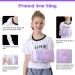 Kids Arm Sling - Adjustable Printed Shoulder Immobilizer for Children | Breathable Fabric Support Brace with Thumb Loop (Small Purple - Buy Online on GoSupps.com