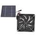 Cryfokt 50W Solar Powered Exhaust Fan - Efficient Mini Ventilator for Attics | Easy Installation & Good Ventilation 5-12V - Buy Online on GoSupps.com