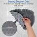 YuGtcen Non-Slip Foot Scrubbers 2pcs Set - Shower Foot Massage Mat Cleaner for Feet Circulation & Tired Relief - Grey 2.0 - Buy Online on GoSupps.com