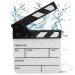 Mini Acrylic Clapper Board for Shoot Props & Advertising - Black and White Whiteboard PAV1BWE3S Blue - Buy Online on GoSupps.com
