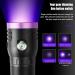 365nm Flashlight Aluminium Alloy USB Type C 60W UV 365nm Light Flashlight Torch for Cat Urine Detection Dry Stains Detection - Buy Online on GoSupps.com