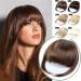 Bangs Hair Clip Fashion False Bangs Neat Fringe Hairpiece Thick Blunt Bangs Clip in Hair Extensions Synthetic Fake Bang Hair Piece Hair Accessories Bangs Clip in Hair (Color : 2 thick bang) - Buy Online on GoSupps.com