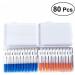 SUPVOX 80pcs Interdental Brush & Dental Floss Set - Gums Toothpick Tool for Effective Teeth Cleaning (Blue & Orange) - Buy Online on GoSupps.com