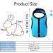 Adjustable Soft Rabbit Dishes Set - 2 Breathable Small Animal Dishes with Leash for Outdoor Use | Perfect for Rabbits Hares Hamsters & Cats - Buy Online on GoSupps.com