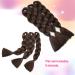 Silk-co 3 Pieces Braiding Hair Ombre Afro Twist Braid Hair Extensions Crochet Box Synthetic Jumbo Braids 24inch 300g-Medium Brown Twist Medium Brown - Buy Online on GoSupps.com