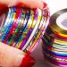 10 Rolls Glitter Nail Art Striping Tape Lines Width 2mm-Striping Tape for Nail Art-Nail Striping Tape Foil-Nail Striping Tape Thick-Nail Striping Tape with Dispenser-Self-Adhesive DIY Nail Art Tape - Buy Online on GoSupps.com