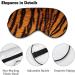 Soft Tiger Striped Eye Mask - Adjustable Comfortable Sleep Mask for Travel & Work | Unisex Eye Shade - Buy Online on GoSupps.com