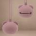 Silicone Pacifier Storage Box Set - 2 Pieces Panda Design BPA-Free - Safe & High-Quality Baby Accessories for Toddlers & Babies - Deep Pink - Buy Online on GoSupps.com