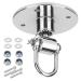 Speed Bag Swivels - Stainless Steel Speedbag Swivel - Boxing Swivel with 360 Ball Bearing - Complete Speed Bag Mount Hardware Kit - Easy Setup On Hanging Punching Speed Bag Platform Stand 360 Swivel