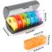 IEKEODI Weekly Pill Box - 2 Times a Day 7-Pack Travel Organizer for Medicine Vitamins Supplements - Buy Online on GoSupps.com
