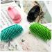 Iwowhero 2 Shampoo Brush - Silicone Scalp Massager for Women | Cleansing Comb | 11x6cm | Green - Buy Online on GoSupps.com