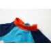 BONVERANO Baby Boys Sunsuit UPF 50+ Swimwear with Zipper and Sun Hat - Blue Fish, 12-18 Months - Buy Online on GoSupps.com