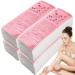 GEN'C B AUTY 400PCS Wax Strips Non-Woven Wax Strips for Facial and Body Professional Arms Legs Lip Eyebrow Hair Removal wax strips (8'' x 2.75''). 400pcs White