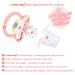 Shop LittleForBig Large Shield Pacifier Generation II - Adult Size Astro Babies Pink Bunny Pattern | Premium International Shipping Available - Buy Online on GoSupps.com