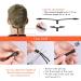 Black Mask Ear Rope Extenders - 4 Pcs | Adjustable Buckle for Comfort - Buy Online on GoSupps.com
