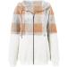 Hanxiulin Oversize Winter Coat & Plush Hoodie Jacket for Women - Warm Long and Perfect for Hiking | XL Orange - Buy Online on GoSupps.com