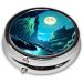 Water Moon Caveround Pill Box | 3 Compartment Travel Pill Organizer | Portable Pill Holder for International Shipping - Buy Online on GoSupps.com