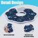 Slson Adjustable Soft Cone Recovery Collar for Cats & Dogs - Blue (S) - Post-Surgery Protection & Injury Recovery - Buy Online on GoSupps.com