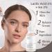 Lactic Acid 5% + Ha 2% Lactic Acid 5% Serum Hyaluronic Acid Serum for Face Lactic Acid Pore Minimizer Serum Face Serum for Women Hydrating Serum Skin Lightening Cream for All Skin Types - Buy Online on GoSupps.com