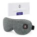 Aroma Season Heated Eye Mask Moist Heat Eye Compress with Cordless Design for Blepharitis and Dry Eyes Treatment Grey