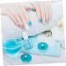 Housoutil 20pcs Nail Case Fingertip Nails Gel Nail Soak off Cap Peel Polish Nail Polish Varnish Tip Nail Monomer Dish Gelt Nail Gel Nail Varnish Protector Plastic Manicure Protective Case - Buy Online on GoSupps.com