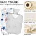 Independence Memorial Day Hot Water Bottle with Cover - 1L Small Warm-Up Bag for Pain Relief & Therapy | BPA-Free - Buy Online on GoSupps.com
