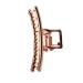 Kitsch Metal Claw Clips - Medium Hair Clips for Women | Stylish Hair Claw Clips for Thick Hair & Thin Hair | Cute Medium Hair Clip & Claw Clip for Teen Girls | Hair Accessories for Women  1pc RoseGold
