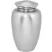 Cremation Urn for Adult Ashes Pewter Urn for Human Ashes Cremation Urns for Human Ashes Metal Hand Painted Burial and Funeral Cremation Urn With Elegant Finish - 10 Inch (25 CM) - Silver 10" Plain Silver - Buy Online on GoSupps.com