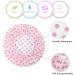Reusable Waterproof Shower Caps for Women Men - 3 PCS Set | Elastic Band, Ideal for Long Hair - Bath Hat for Showering - Buy Online on GoSupps.com