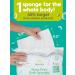 Rinse Free Sponge Bath Wipes 90-Pack | Extra Large No Rinse Body Wipes | Disposable On-The-Go Cleaning Cloths | for Kids Adults Elder Care Gym Travel | 3x30 Count Packs - Buy Online on GoSupps.com