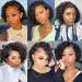 West Kiss Short Curly Human Hair Pixie Cut Wig for Black Women | 13x1 Short Lace Front Bob Wig with Baby Hair | Pre Plucked 6 Inch Curly13x1 - Buy Online on GoSupps.com
