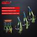 Capt Jay Fishing Assist Hooks - 3 pcs 5/0 Glow Green Jigging Hooks for Slow & Fast Jigs - Buy Online on GoSupps.com