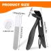 Tiesome Ergonomic Nail Clippers for Seniors | Premium Sharp Toenail & Nail Scissors for Men & Women - Buy Online on GoSupps.com