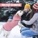 Lianzimau Big Dog Sweater & Fleece Coat - Warm Winter Jacket for Small to XXL Dogs - Pink - Buy Online on GoSupps.com