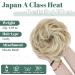 Sego 55g Hair Part with Rubber Band - Medium Blonde & Blonde Hair Ties for Messy Buns - Perfect Hair Extensions & Updos for Girls - Buy Online on GoSupps.com