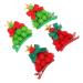 ABOOFAN 6 Pairs Christmas Tree Hair Clips Xmas Tree Barrettes Kids Festival Hair Clips Festive Alligator Hair Clips Christmas Tree Headwear Xmas Hair Clips Hair Ball Bracket Child Modeling