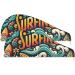 Summer Surfing Hair Towel 2 Pack - Super Absorbent Quick Drying Turbans for Women & Girls | Stylish Seamless Pattern & Button Design - Buy Online on GoSupps.com