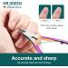 MR.GREEN Cuticle Scissors Stainless Steel Cuticle Nippers with Pusher Manicure & Pedicure Tools for Salon and Home (Colored Titanium+Pusher) Multi 4 - Buy Online on GoSupps.com