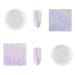 Buy Freeorr 6 PCs White Rubbing Glitter Nail Powder - Neon Unicorn & Mermaid Nail Art | Best Manicure Supplies for Stunning Nail Designs - Buy Online on GoSupps.com