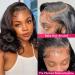 Glueless Short Bob Human Hair Lace Front Wig 10In | HD Lace Frontal, Pre Plucked, 180% Density | Brazilian Virgin Hair, Natural Color | Body Wave, Side Part, Baby Hair | for Black Women - Buy Online on GoSupps.com