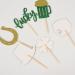 24 PCS St Patrick's Day Cupcake Toppers Glitter Lucky Four Leaf Clover Beer Cupcake Picks for St Patrick's Day Shamrock Theme Baby Shower Birthday Party Cake Decorations (6 styles) Design-6 - Buy Online on GoSupps.com
