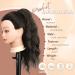 Shop Feshfen 45cm Ponytail Hair Extensions - Wavy Clip-In Braid for Women | Black Brown Synthetic Hair - Buy Online on GoSupps.com