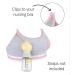 Bravado Women's Clip and Pump Maternity Bra - Opaque Grey - Size L - Buy Online on GoSupps.com