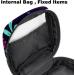 Womens Napkin Storage Pocket - White Swan & Colorful Flowers | Portable Menstrual Cup & Bandage Bags for First Period - Buy Online on GoSupps.com