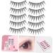 Beaupretty 40 Pairs Fake Eyelashes Fake Lashes Adhesives False Eyelashes Natural Eyelashes Lash Extension Natural False Lashes for Women Soft Light Eye Lashes Short False Fiber Set Fluffy - Buy Online on GoSupps.com