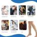 MDRCG Compression Stockings with Zipper for Men & Women | Support Knee Socks for Sports Cycling & Air Travel - Buy Online on GoSupps.com