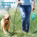 Peteast 550ml Foldable Dog Drinking Bottle - BPA-Free Water Bottle for Dogs & Cats - Perfect for Hiking & Traveling (Azure Blue) - Buy Online on GoSupps.com