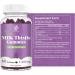 iMATCHME Milk Thistle Gummies - Liver Cleanse & Detox, 1500mg Extract, 60 Vegan Count - Buy Online on GoSupps.com
