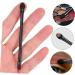 Baluue 100 Pcs Double Eye Shadow Makeup Eyeshadow Brush Women Makeup Brush Make up Cosmetics Plastic Black - Buy Online on GoSupps.com