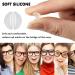 10 Pairs Soft Anti-Slip Silicone Glasses Nose Pads - Self-Adhesive Comfort Accessories for Glasses & Sunglasses (Black & White) - Buy Online on GoSupps.com